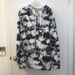 Hollister marble hoodie